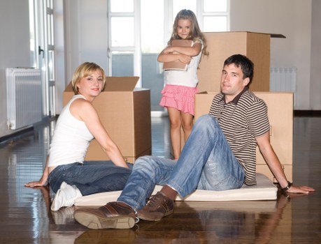 Business professionals in a new office space after successful relocation